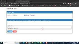 Emisión de Recibo por Honorarios Electrónico [upl. by Airdua]