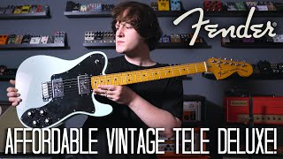 AFFORDABLE VINTAGE TELECASTER DELUXE Vintera II Tele Deluxe  Fender Demo [upl. by Airdnat]