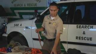 Search amp Rescue Video Training Knots part 2 [upl. by Adnoral]