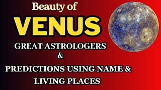 शुक्र कब बनाता है आपको महान ज्योतिषीBeauty of Venus amp Amazing Predictions using Name [upl. by Rayle]