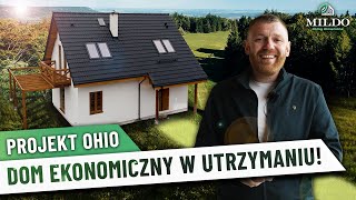 DOM MODUŁOWY EKONOMICZNY W UTRZYMANIU Projekt OHIO  6280m2  Mildo Domy Drewniane [upl. by Brendis]