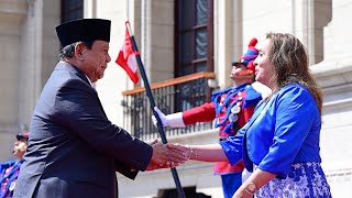 Kunjungan Resmi Presiden Prabowo Kepada Presiden Republik Peru Dina Boluarte Lima 14 November 2024 [upl. by Ailecnarf]