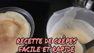 CREPES FACILE ET RAPIDE [upl. by Niemad]