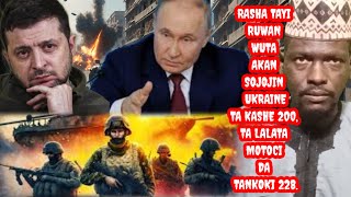 Rasha tayi ruwan wuta akan sojojin ukaine kashe sojoji 200 da lalata motocin yaki 224 [upl. by Elison155]