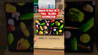 Xiaomi 43 inch 4K Google TV Price in Bangladesh  Xiaomi TV 43 inch price in BD [upl. by Jentoft]