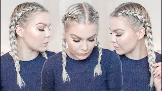 How To Dutch Braid Your Own Hair Step By Step For Complete Beginners  FULL TALK THROUGH [upl. by Urias]