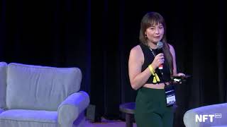 Open Source Pizza with Katrina GamuedaSmith at NFTNYC 2021 [upl. by Ahsimat]