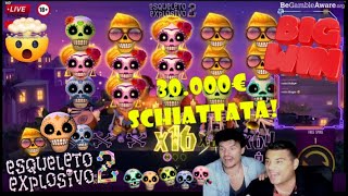 💣SCHIATTATA🤯 ESQUELETO EXPLOSIVO 2 💀⚡‼️ SLOT ONLINE🎰 BIG WIN🤑 💸 [upl. by Aenal]