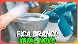 CLAREIA E DESINFETA QUALQUER VASO 365 DIAS LIMPO E CHEIROSO [upl. by Rybma]