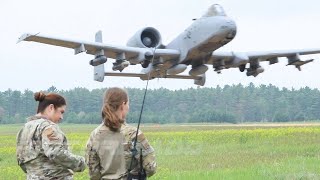 A10 Thunderbolt II Weapons Loading Fueling Landing WarthogThunderbolt II US Air Force [upl. by Enimzaj]