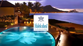 Halekulani Hawaiis 5Star Luxury Hotel at Waikiki Beach 4500 for 2 nights  4K full tour [upl. by Oibaf]