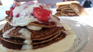 TortitasPancakes de avena SIN GLUTEN y veganas [upl. by Bordiuk]