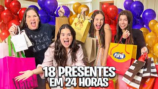 18 PRESENTES EM 24 HORAS  MUITO ÉPICO [upl. by Matilda726]