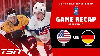 IIHF World Hockey Championship USA vs Germany [upl. by Ydieh842]