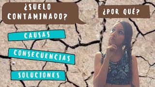 Contaminación del suelo  causas consecuencias y soluciones 🏭 😷 🥩 [upl. by Eppillihp]