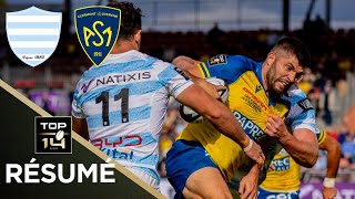 TOP 14  Résumé 1ère moitié Racing 92 vs ASM Clermont  J2  Saison 20242025 [upl. by Immanuel]