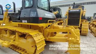 131kw Shantui Crawler Bulldozer SD16 With Three Tooth ripper For Sale [upl. by Asyal]