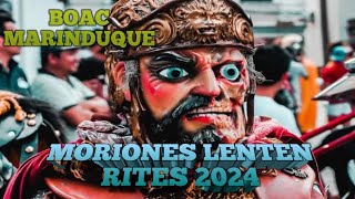 MORIONES LENTEN RITES 2024  MORIONES 2024  BOAC MARINDUQUE 2024  HOLY MONDAY  LUNES SANTO [upl. by Tearle]