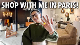 HOME DECOR SHOPPING IN PARIS FLEA MARKET STAYED AT THE PALACE OF VERSAILLES AND I SAID YES VLOG [upl. by Norri]