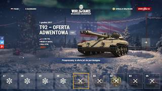 World of Tanks Kalendarz Adwentowy 2017 Wszystkie oferty prezentacja [upl. by Arualana]