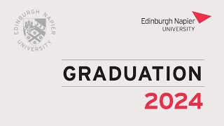 Edinburgh Napier University Graduation 130 pm Thurs 4th July 2024 [upl. by Dimmick]