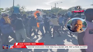 Flash Komisè Muscadin video yon 5èm gwo bandi Aux Cayes popilasyon an mete dife 🔥 jan wap gade la [upl. by Ecilegna595]