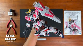 Narrative Gundam CPacks MG Ver Ka 1100  ASMR BUILD  Bandai [upl. by Alastair]