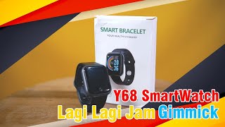 REVIEW Y68 SMARTWATCH [upl. by Niamrej368]