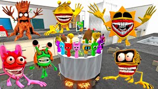 💥 BIG KITCHEN HORROR SPRUNKI TAPES MR TREE SUN VINERIA GARNOLD SIMON PINKI SPARTAN KICKING in Gmod [upl. by Powder]