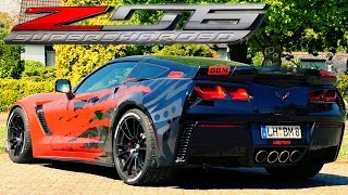 Chevrolet Corvette Z06 2016 Drive  SUPER LOUD Capristo Exhaust [upl. by Mohandas]