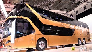 2020 Neoplan Skyliner 76 Seat Double Decker Luxury Coach  Exterior Interior Walkaround [upl. by Arnie]