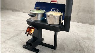 Homemade smart rocket stove [upl. by Arbba147]