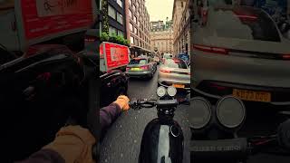 Filtering Through Traffic  Triumph Scrambler 900  Arrow Exhaust [upl. by Adlesirc]