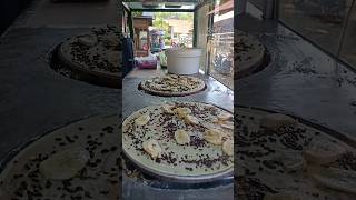 DOYAN KREPES PISANG fun seru food [upl. by Ardnassak]