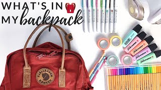 Whats in my travel backpack Kanken  travel organization [upl. by Rehpotisrhc595]