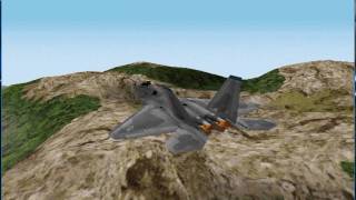 F 22 Raptor Demo Novalogic in Windows 10 64bit [upl. by Raffaj]