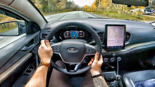 2023 LADA Vesta NG 16 MT  POV TEST DRIVE [upl. by Roger584]