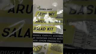 “ Lemony Arugula Basil Salad 🥗 Kit”traderjoes healthy saladmix favorite kesha22 shortsvideo [upl. by Comstock568]