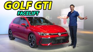 VW Golf GTI facelift unveiled  REVIEW 2024 [upl. by Bride]