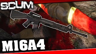 M16 the Best Close Quarters Weapon  Complete Server Domination  SCUM [upl. by Olumor]