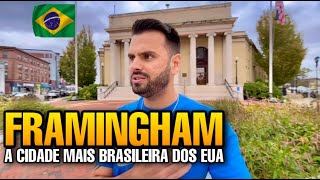 CONHEÇA FRAMINGHAM A CIDADE MAIS BRASILEIRA DOS EUA [upl. by Berghoff]