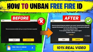 How To UnBan Free Fire ID 😱  Free Fire ID Suspended Problem Solution  How To Unsuspend FF Account [upl. by Wahl]