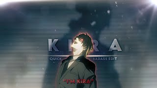 Death Note  Kira EditAMV  Very Quick Project File [upl. by Maice]