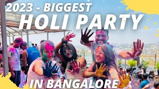 2023 TOP Holi Party In Bengaluru  2023 Biggest Holi Party  Pool Holi Party HOT Girls Holi Party [upl. by Gerard]