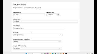 Demo Laserfiche Form AML Uptake Client [upl. by Blatman529]