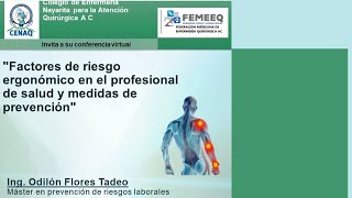 FACTORES DE RIESGO ERGONÓMICO EN EL PERSONAL DE SALUD Y MEDIDAS PARA LA PREVENCIÓN [upl. by Lledner237]