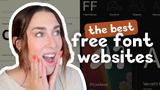 BEST Free Font Websites Dont Miss These [upl. by Aunson]