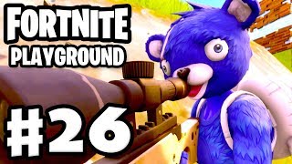 Playground Sniper Fort Battle  Fortnite  Gameplay Part 26 [upl. by Gussie]