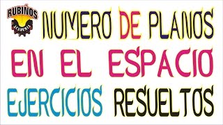 número de planos en el espacio ejercicios resueltos de geometría del espacio [upl. by Gula]