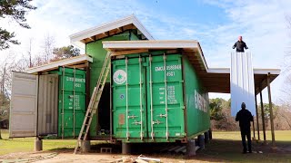 We Built An Off Grid SHIPPING CONTAINER HOME start to finish [upl. by Bryce]